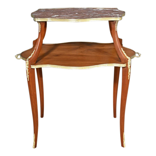 Mahogany Tea Table, Napoleon III style – Late 19th century