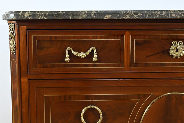 Rare Mahogany Commode, Louis XVI Period – 2nd Part 18th