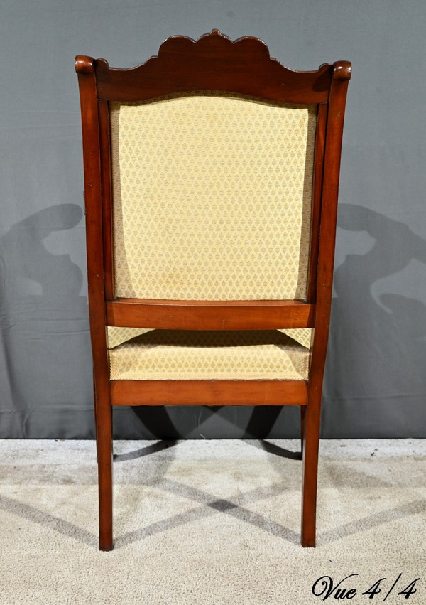 Mahogany Office Armchair, Restoration Period – Early 19th Century