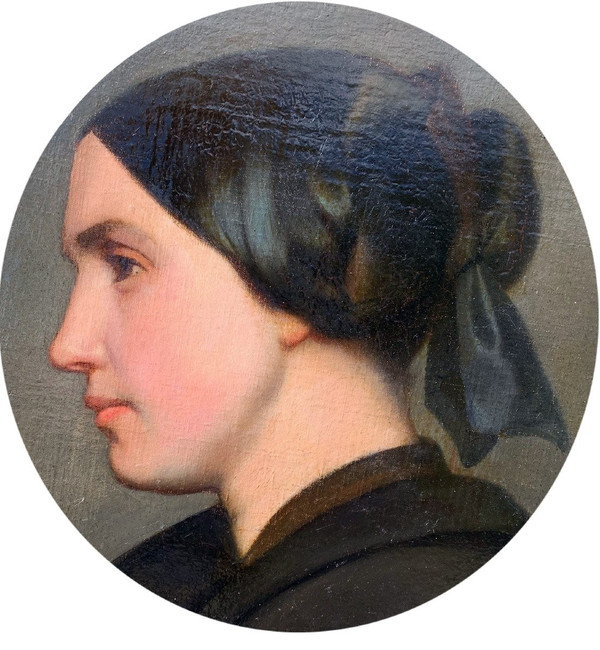 Profile of Woman of Baumes Amédée (182/?)