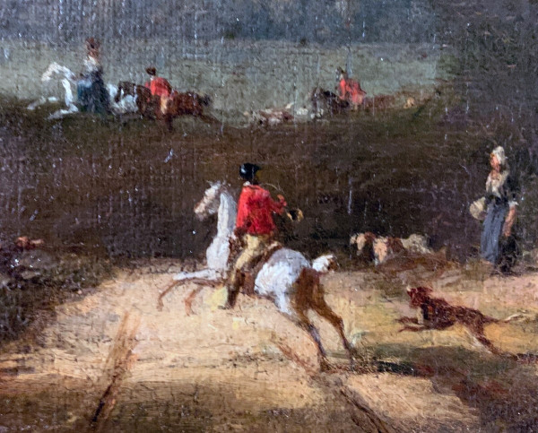 Hunting Carle Vernet (1758/1836) Entourage