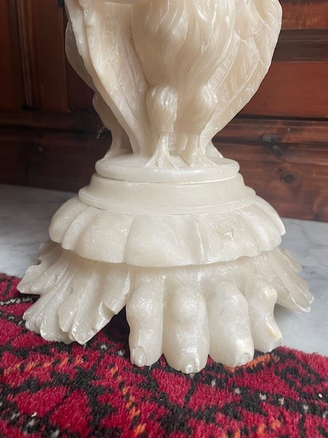 Large alabaster bowl, late 19th century, early 20th century