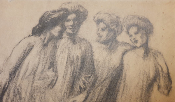 Théophile Alexandre STEINLEN - The midinettes