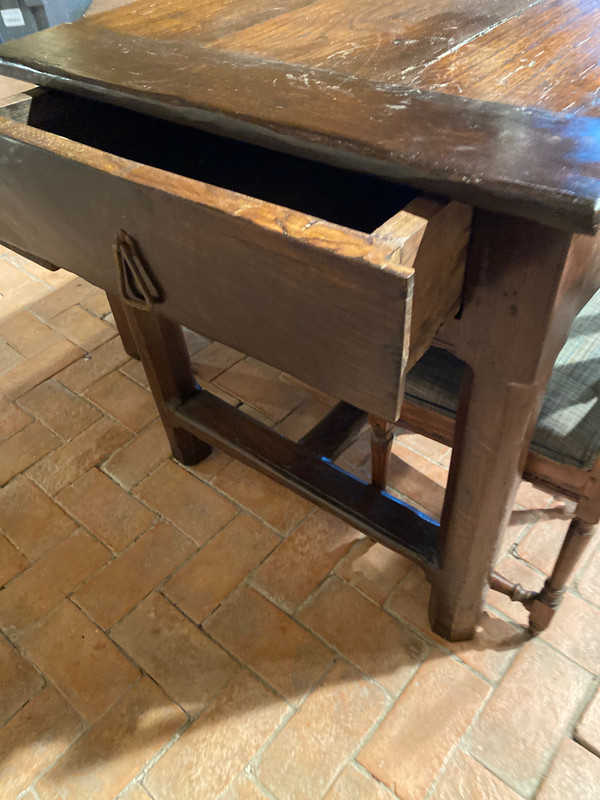 18th century 3-drawer farm table