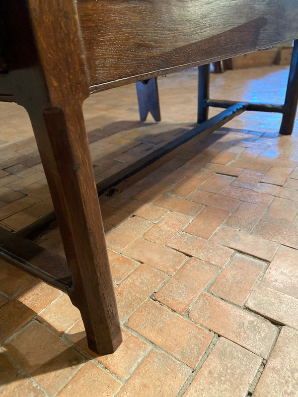 18th century 3-drawer farm table