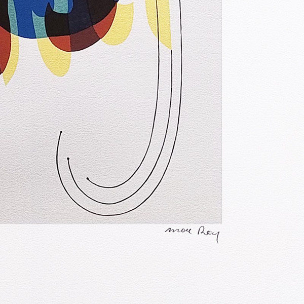 Litografia originale degli anni '70 di Man Ray "Ombre" in edizione limitata