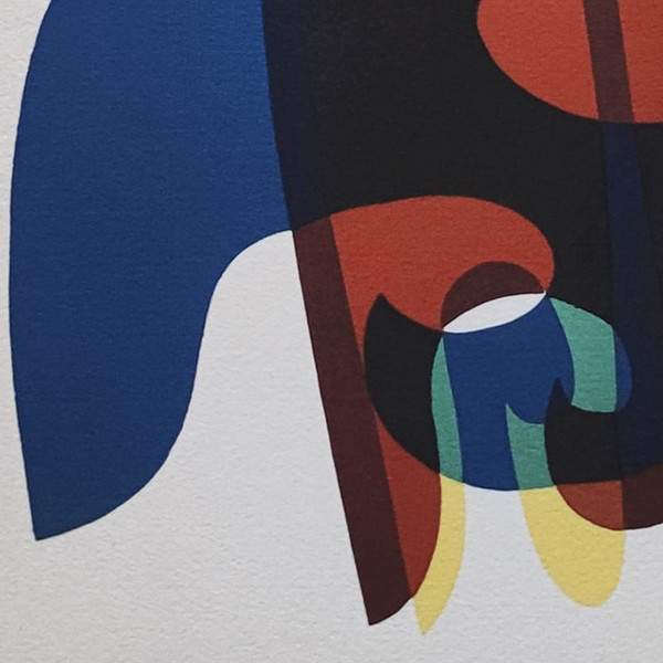 Litografia originale degli anni '70 di Man Ray "Ombre" in edizione limitata