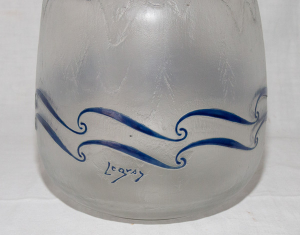 Vase Signed Legras Art Deco period