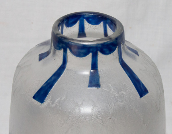 Vase Signed Legras Art Deco period