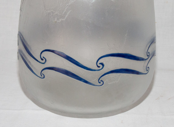 Vase Signed Legras Art Deco period