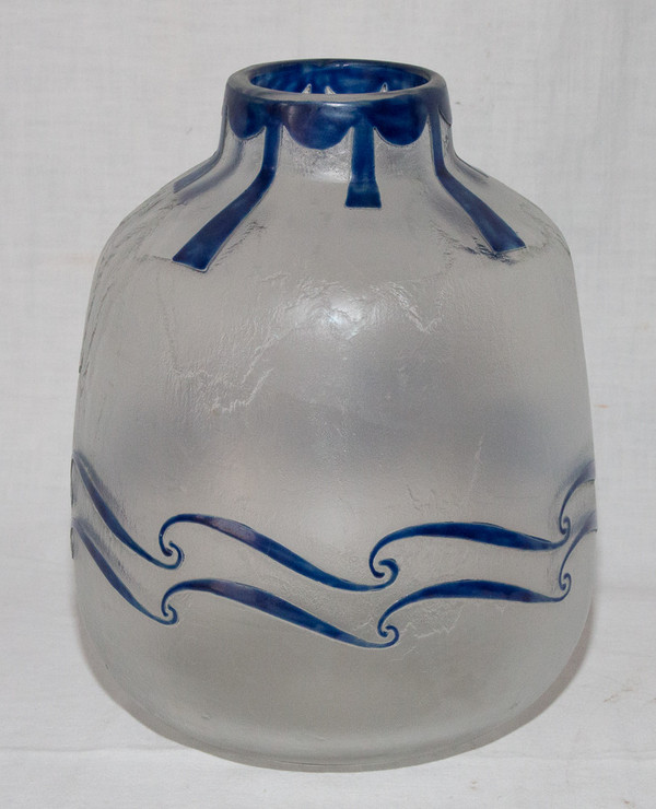 Vase Signed Legras Art Deco period