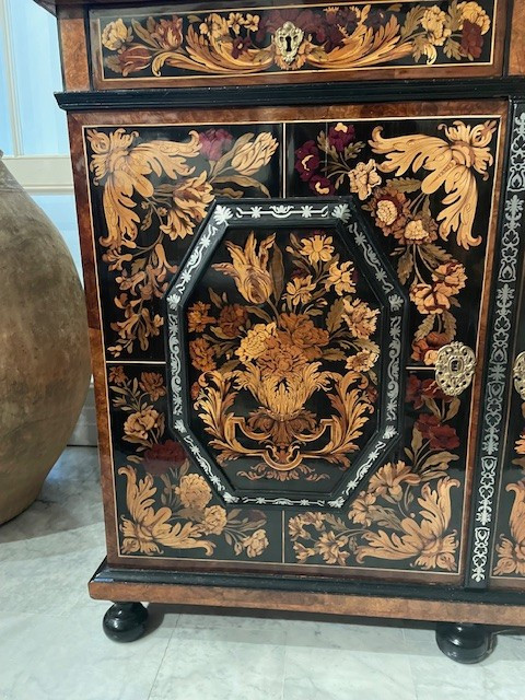 Louis XIV period double cabinet attributed to Thomas Hache