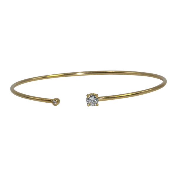 Bracelet Jonc Diamant Lepage