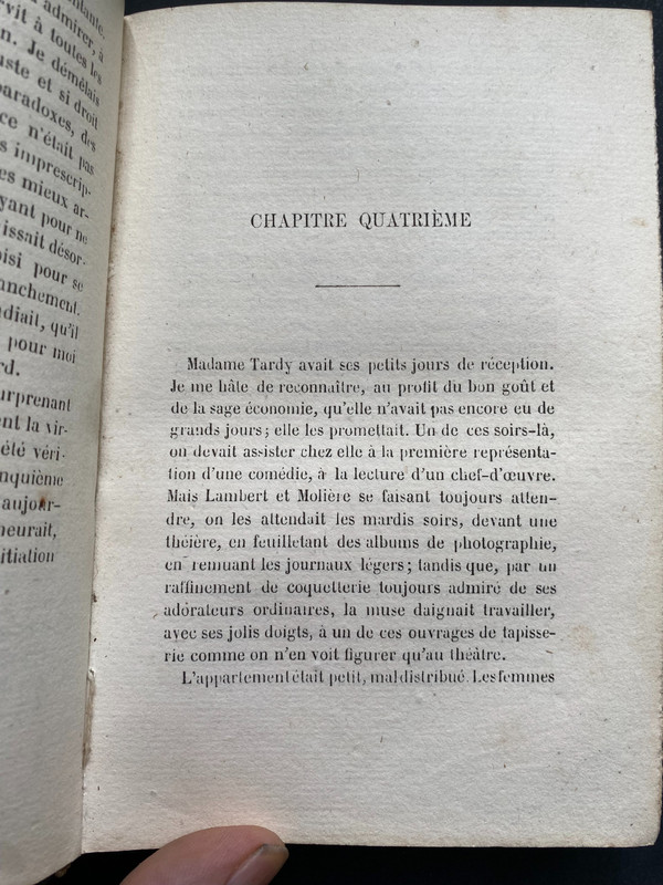 A 19th-century novel by Louis Ulbach in a handsome decorated grosgrain binding, dedicated by the author.