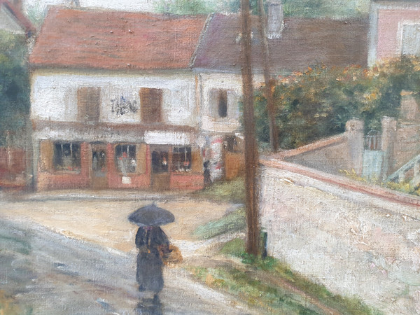 Alfred LAVERGNE - Le village de Santeuil dans leVal-d-Oise