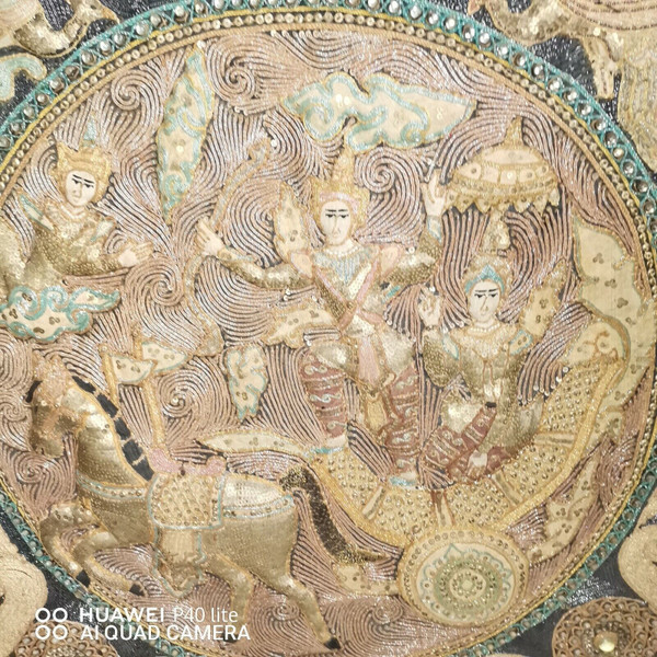 tapisserie Brodées Shwe Chi Doe Fin du XIXème siècle