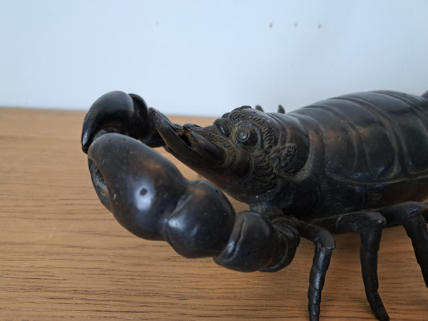 Far East, Scorpion, Patinated Bronze, Late 19th/early 20th century. 