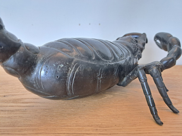 Far East, Scorpion, Patinated Bronze, Late 19th/early 20th century. 