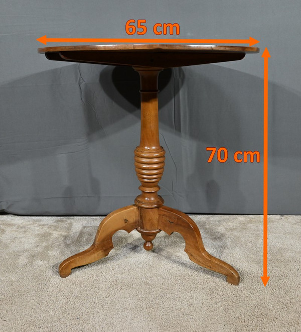 Walnut Pedestal Table, Louis-Philippe period – 1st part 19th century