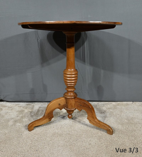 Walnut Pedestal Table, Louis-Philippe period – 1st part 19th century