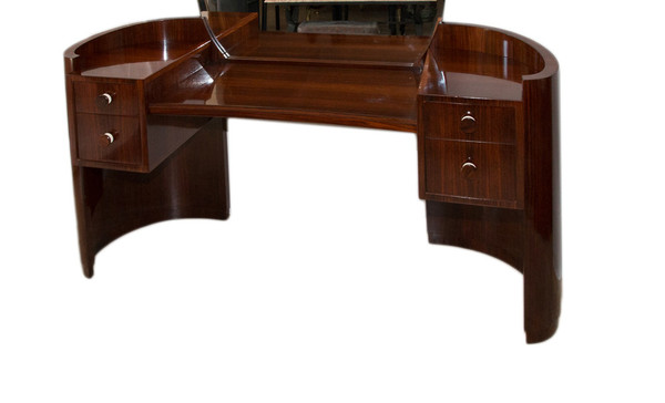 Dressing Table And Its Pouf Art Deco Period 