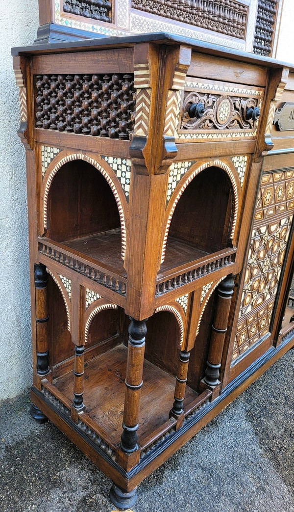 G Parvis, Console + Mirror, Madrassa School, 19th Century