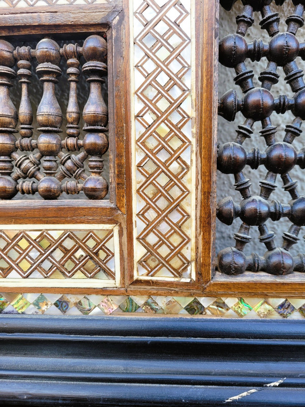 G Parvis, Console + Mirror, Madrassa School, 19th Century