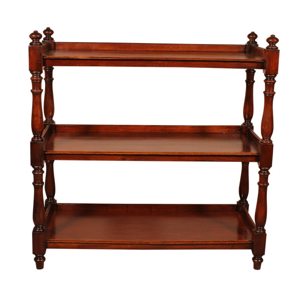 19th Century Solid Mahogany Three Tier Buffet