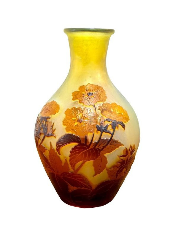 Emile Gallé Vase "Floral Decor"