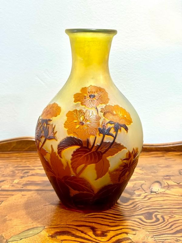 Emile Gallé Vase "Floral Decor"