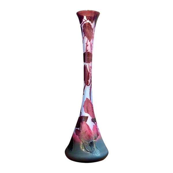 D'argental Vase Soliflore "Aux Roses"