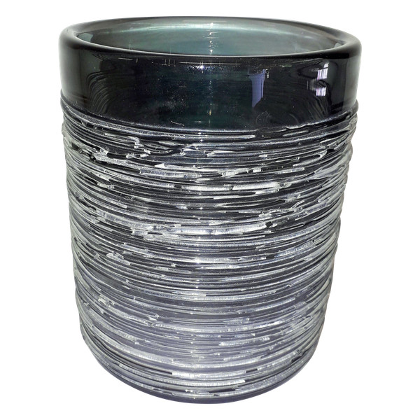 Scandinavian glass vase signature to see year 60