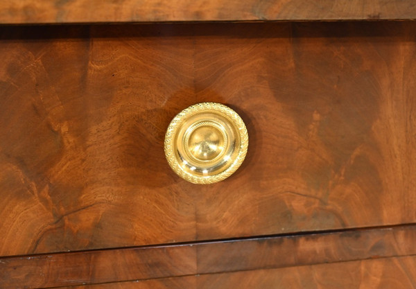 Mahogany chest of drawers, Empire period – Early 19th century