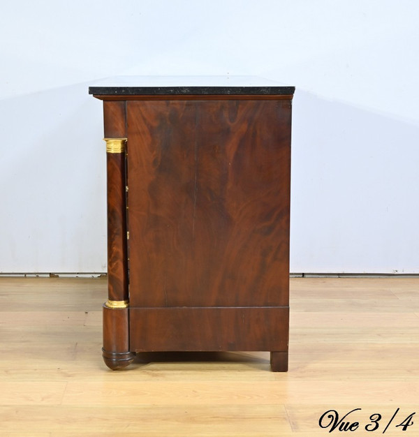 Mahogany chest of drawers, Empire period – Early 19th century