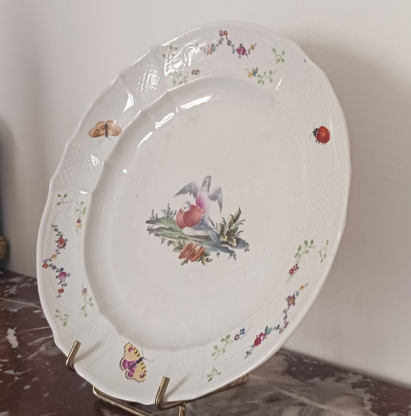 Fürstenberg Manufacture - table plate - ornithological decor - porcelain