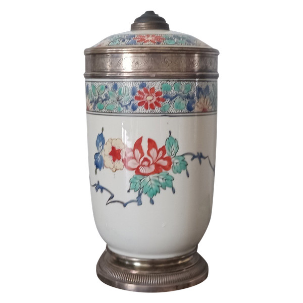 Samson Manufacture - Porcelain Tobacco Pot - Chantilly Kakiemon Decor