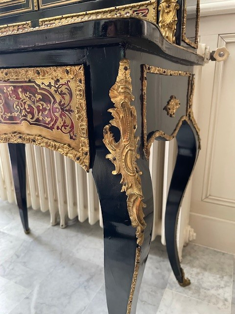 Stile palla da segretario in ottone e bronzo, Napoleone III