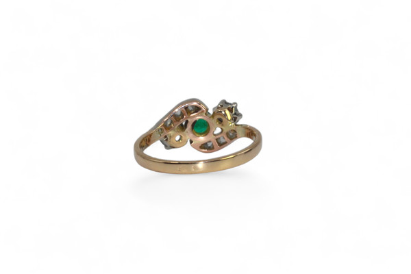 Emerald and Diamond Ring