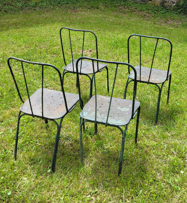 Set de 8 chaises de Jardin du Luxembourg