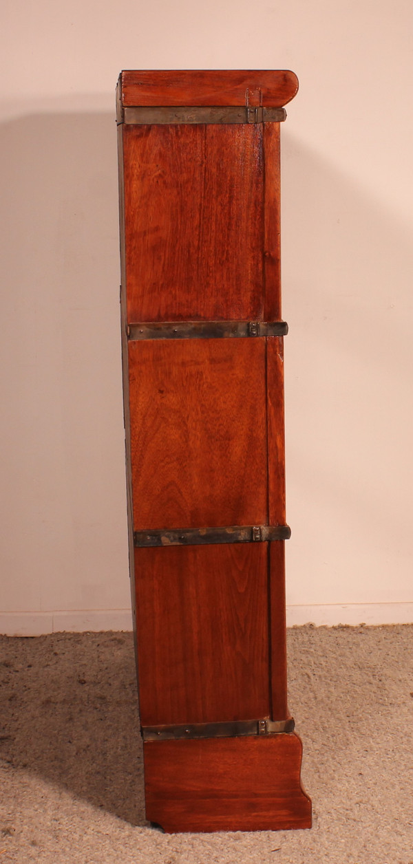 Globe Wernicke Bookcase In Mahogany Of 3 Elements