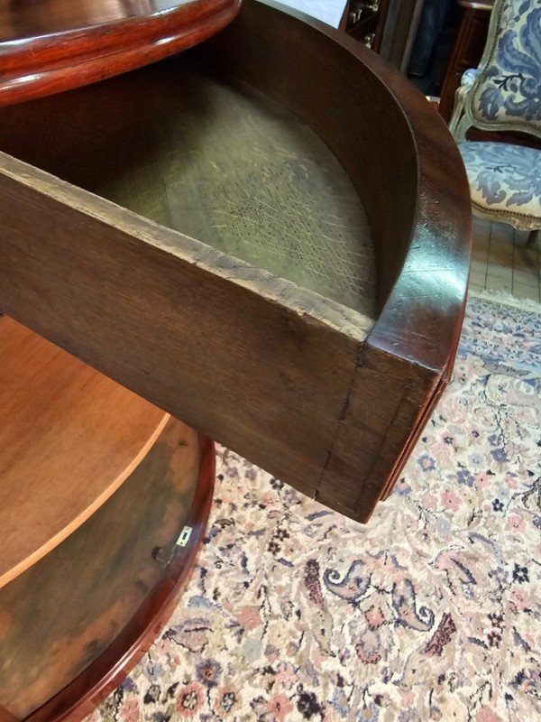 Mahogany Napoleon 3 Corner Cabinet 19th C.