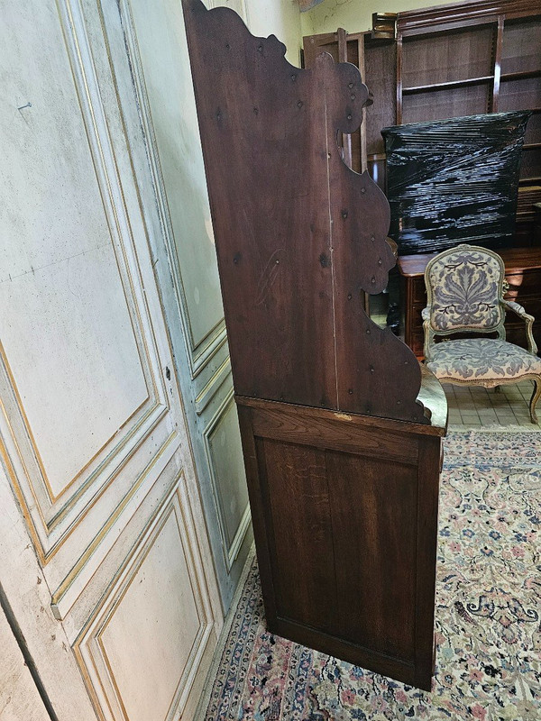 Mahogany Napoleon 3 Corner Cabinet 19th C.