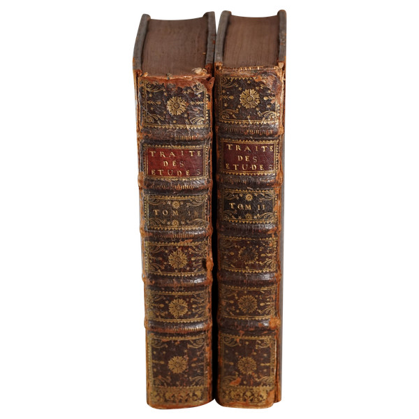 TRAITÉ DES ÉTUDES, 2 volumes, M. ROLLIN, 1740