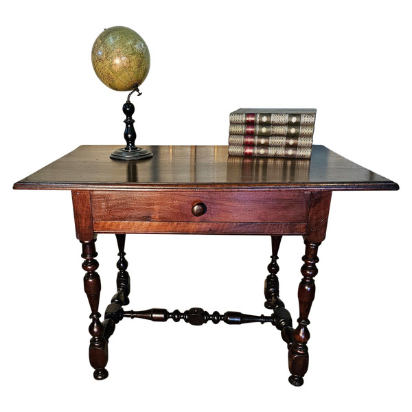 Early 18th Century Louis XIV Walnut Writing Table