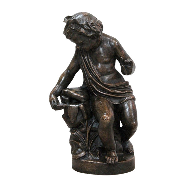 Cast iron Bacchus drinking from a spring - 1900