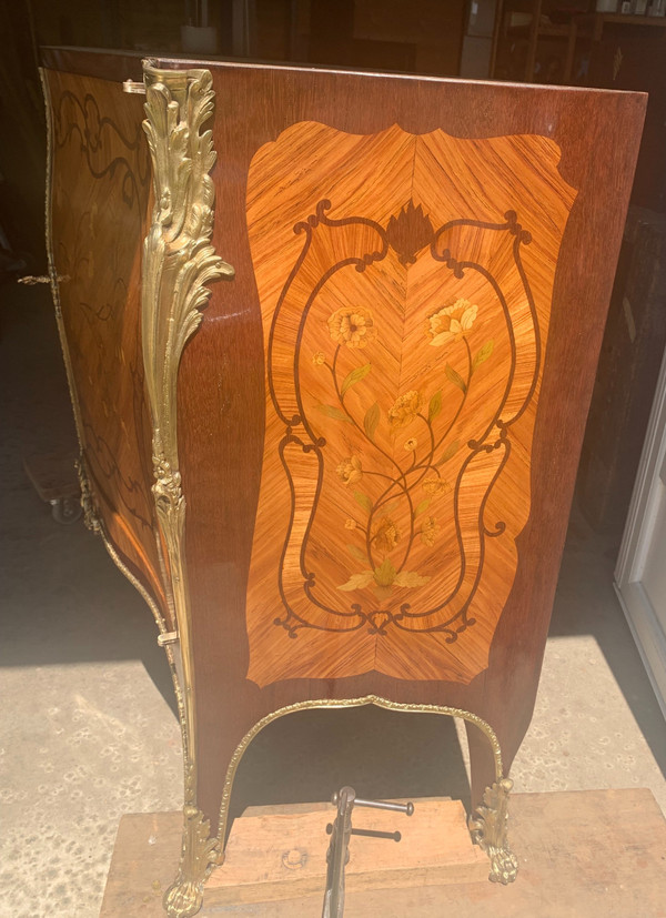 Superbe commode réalisée par les Ateliers ALLOT de Loudéac, modèle DUBOIS.