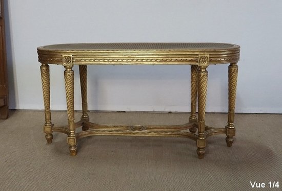  Banc de piano, goût Louis XVI, époque Napoléon III – 2ème partie du XIXe 