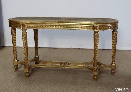  Banc de piano, goût Louis XVI, époque Napoléon III – 2ème partie du XIXe 