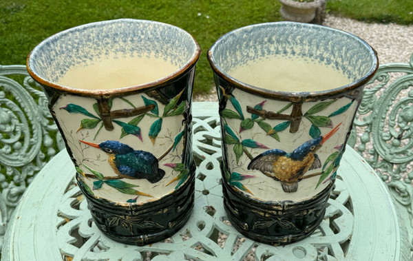 Pair of Art Nouveau vases