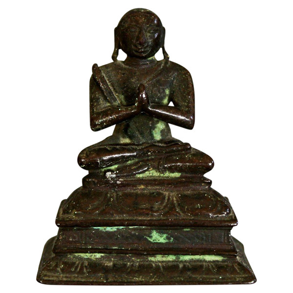 Ancient Bronze C16th Ramanuj Acharya Indian Hin... | Antikeo